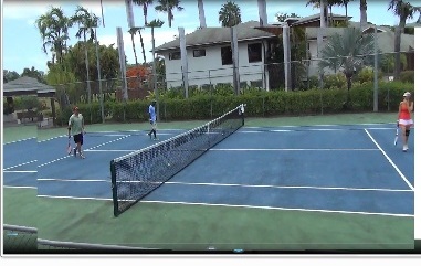 Tennis Session Precursor to Major Event