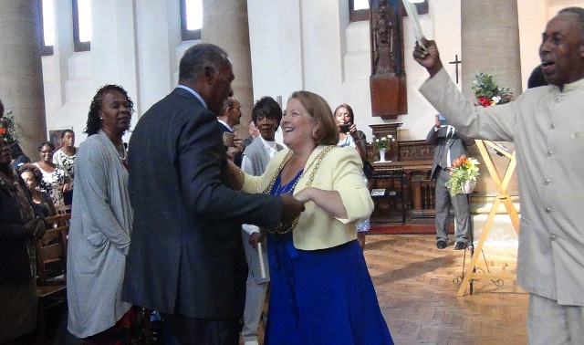 Carnival Thanksgiving Service Held At St. Adens