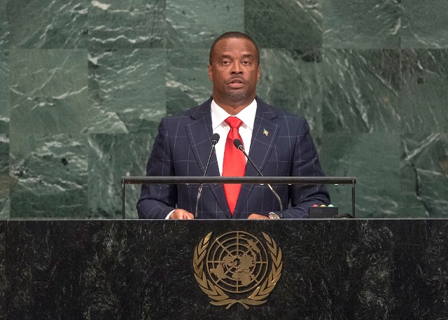 Minister Brantley Tells UNGA That “Climate Change Is Real” In Light Of Mass Hurricane Devastation in Caribbean