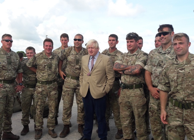 British Foreign Secretary Boris Johnson visits Anguilla and British Virgin Islands