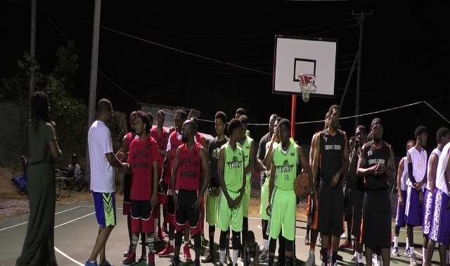 Malcolm Guishard Basketball league dunks off