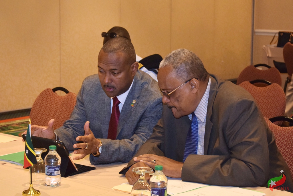 National Delegation Highlights Crime Prevention and Climate-Related Challenges at CBSI Meeting In St. Kitts