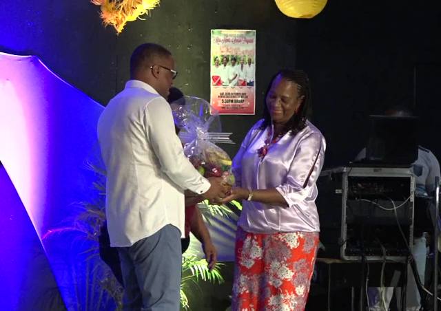 Seniors Division on Nevis publicly recognises outgoing Coordinator Hendrickson for her dedication