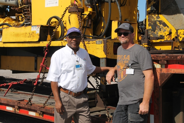 Geothermal exploration drill rig arrives on Nevis