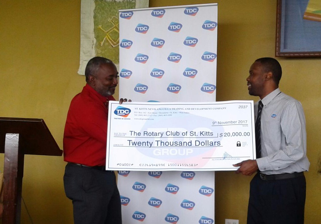 TDC Group of Companies donates EC$20,000 to support Hurricane Relief Efforts in the Region