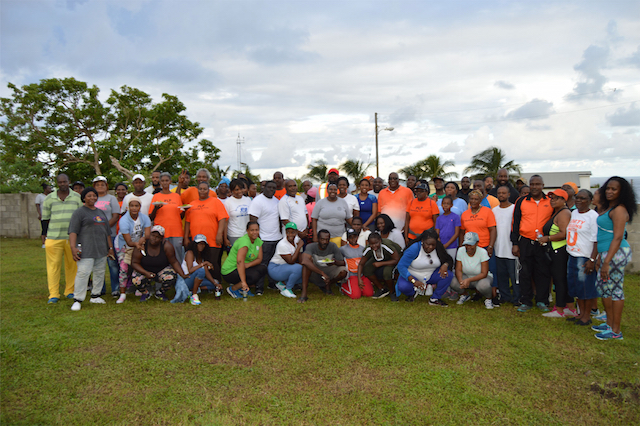 PM Harris commends organisers of the successful health walk in Constituency Number Six
