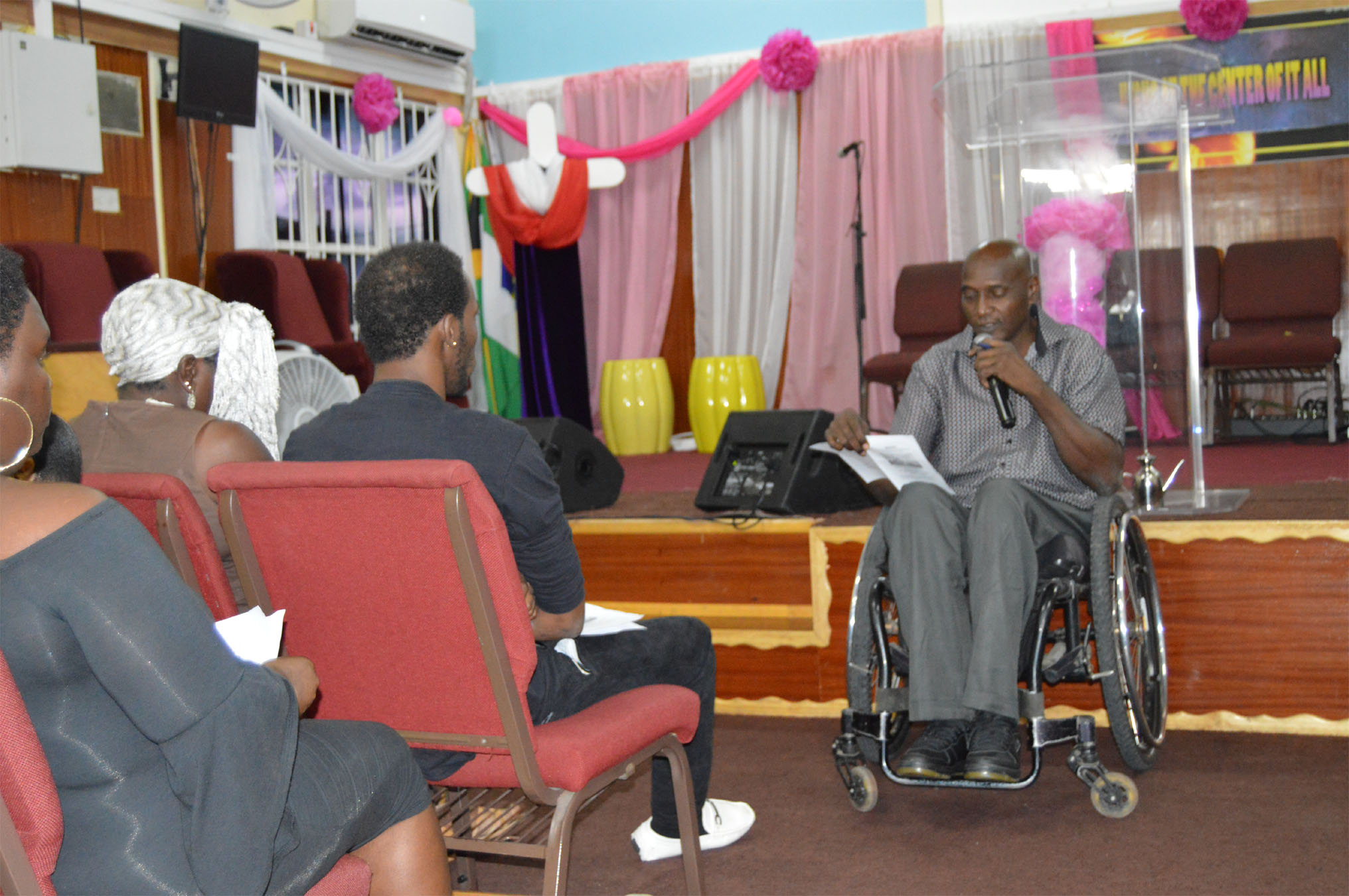 STEP-sponsored members of the SKNAPD observe week of activities