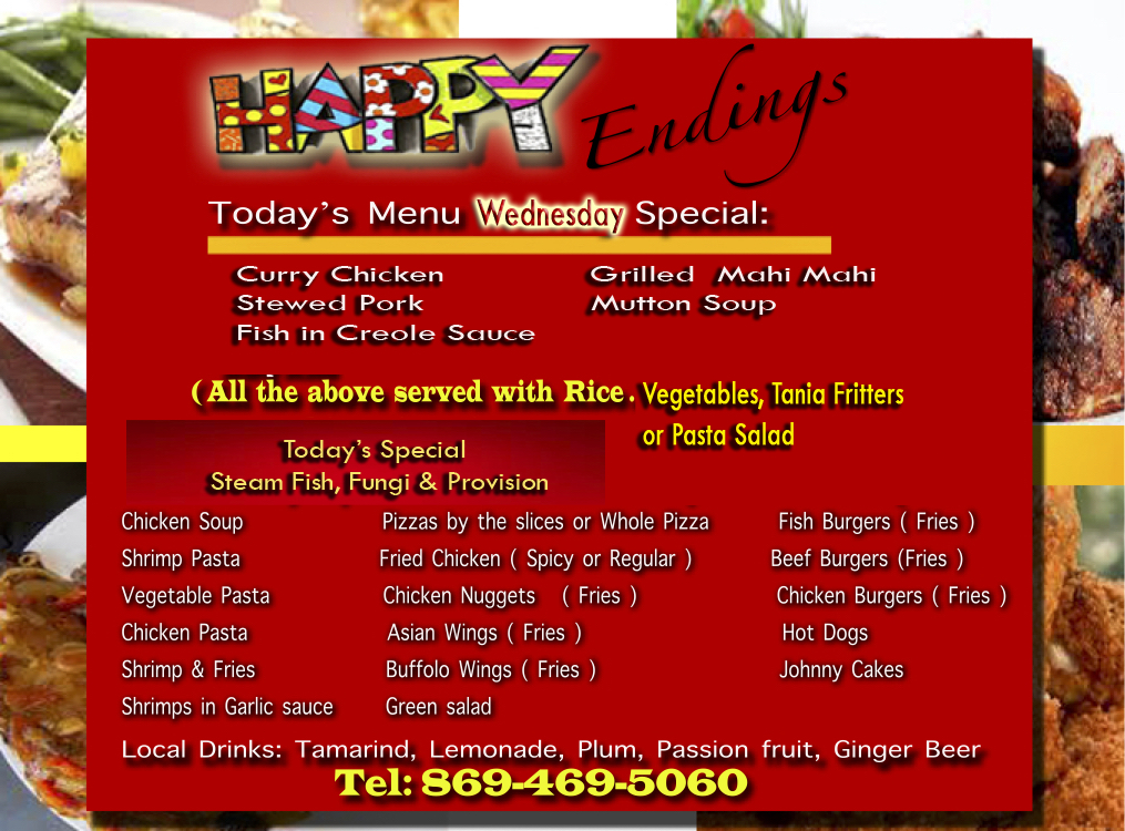 Happy Endings Menu: Wednesday Special