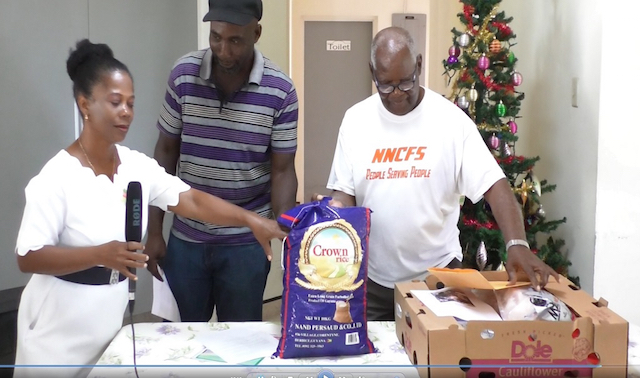 NEVIS NATIONALS, citizen and friends society donate to flambuoyant home.