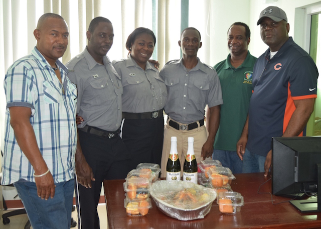 POLICE HIGH COMMAND spread CHRISTMAS cheer.