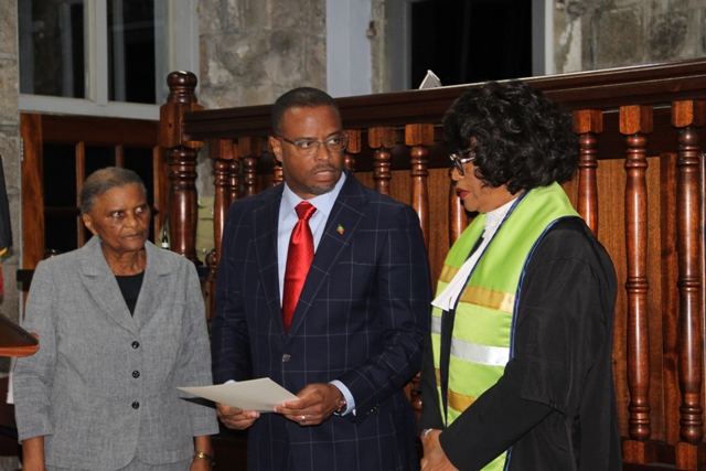 Hon. Mark Brantley, new Premier of Nevis sworn in