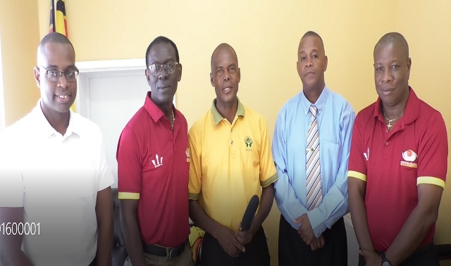Minister of Sports Receives Cricketing kit