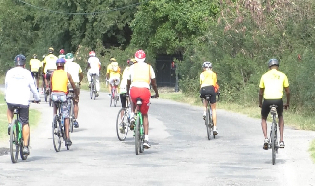 SPECIAL OLYMPIANS engage in PRACTICE SESSIONS for TRIATHLON