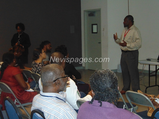 Tsunami Exercise meeting at Long Point Nevis