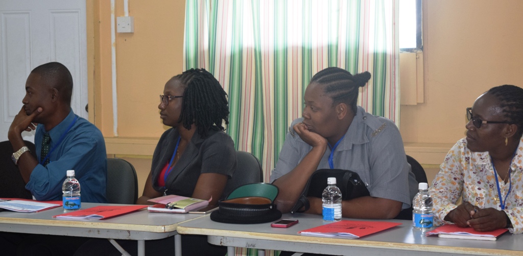THIRTY-FOUR OFFICERS ATTENDING IMPACT JUSTICE WORKSHOP