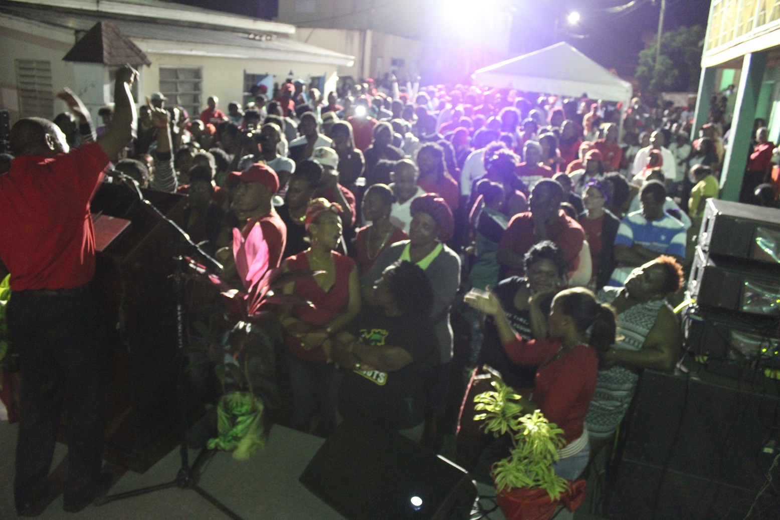 Last Night Opposition Leader Denzil Douglas invites constituents to Court hearing Today