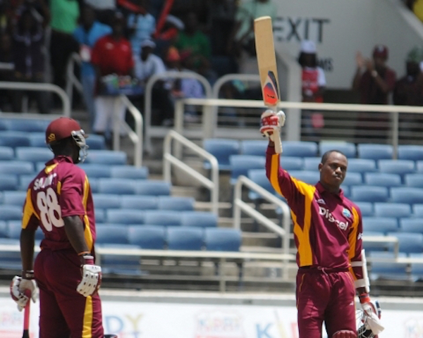 MARLON SAMUELS SLAMS CENTURY AS HE REACHES 7,000 FIRST CLASS RUNS