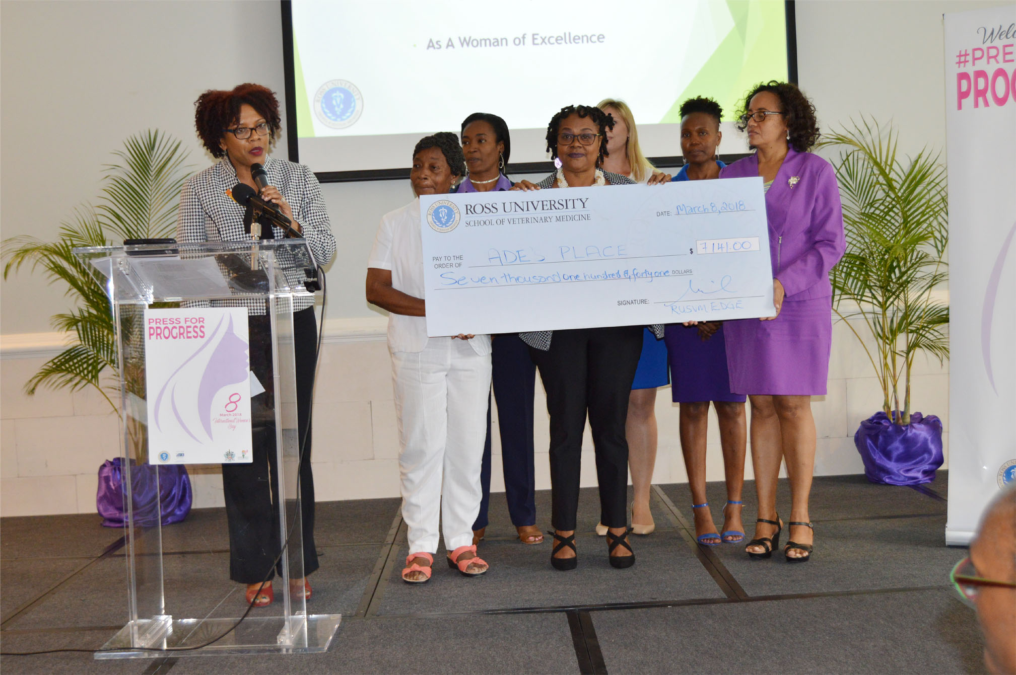 International Women’s Day: Ross University and Scotiabank rally round Ade’s Place
