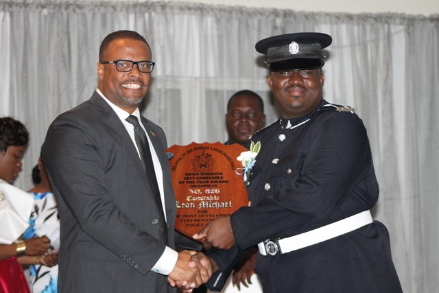 Mr. Leon Michael is Top Constable in Nevis for second time in six years