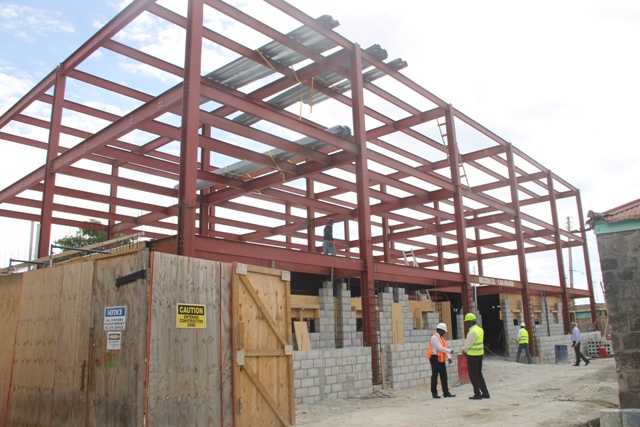 Nevis Premier satisfied with progress of Treasury Reconstruction Project