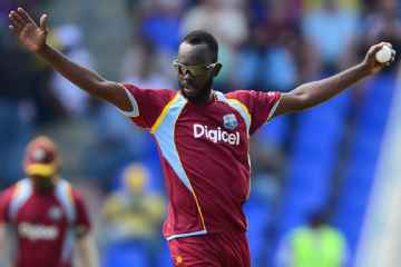 Spinners, Roach help West Indies defend 115