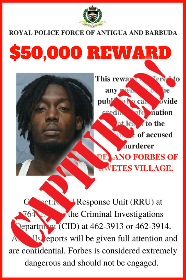 Delano Forbes Recaptured