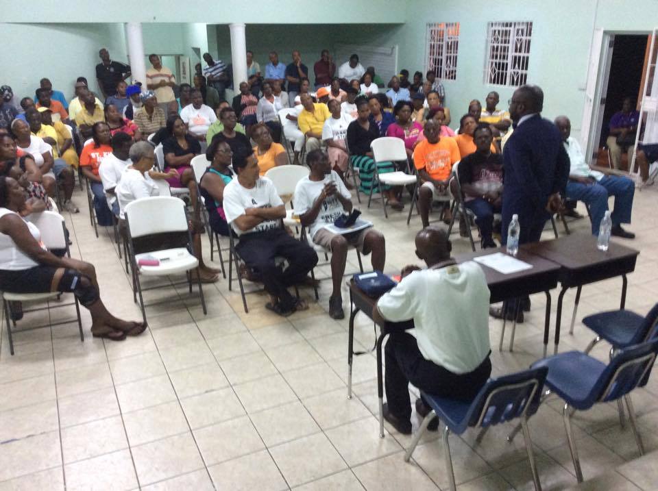 Opposition Leader Douglas strongly protests  denial by Government to use community centers