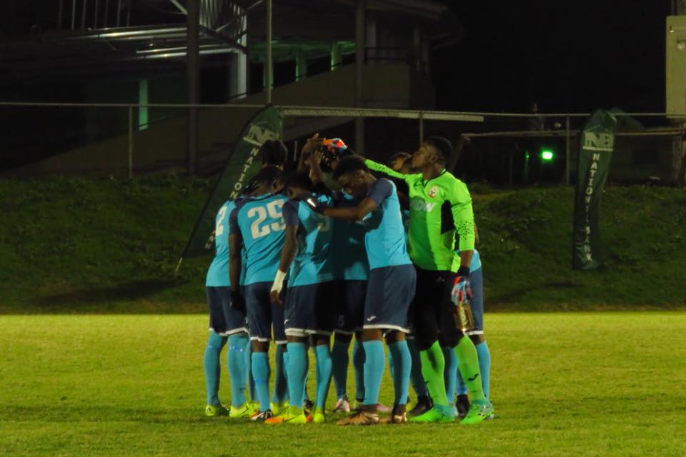 SKNFA commends Flow 4G Cayon Rockets F.C. for participating in Caribbean Shield Championships