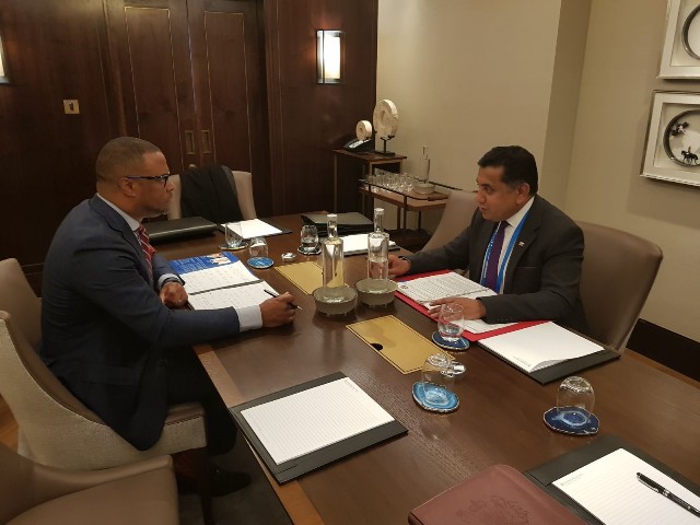 SKN Foreign Affairs Minister Brantley meets with Lord Ahmad; discusses Caribbean migrants and other issues