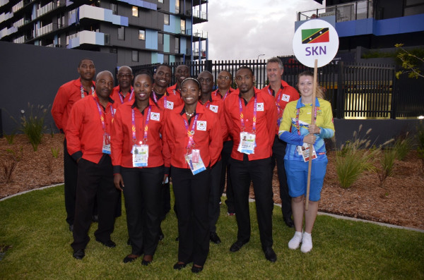 SKNOC/CGA (Commonwealth Games Association)Leads Show of Support for returning Team SKN