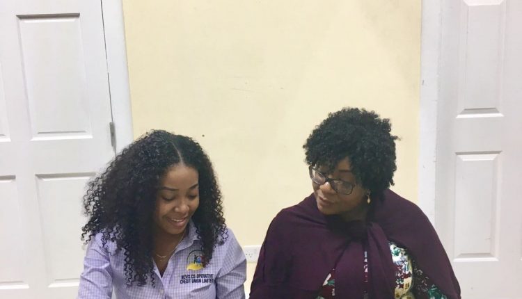 Tamalyn Vyphuis at mortgage programme in St Lucia – April 2018