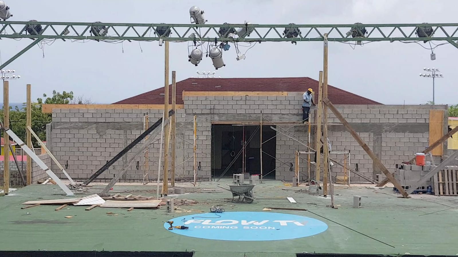 Work is progressing steadily on Nevis Cultural Complex