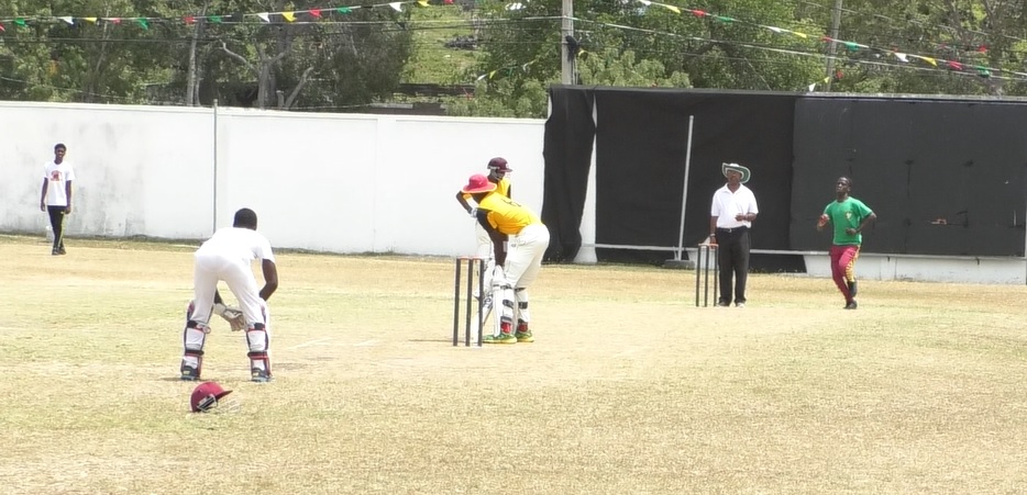 Nevis Under 19’s Warm Up In Practice Game