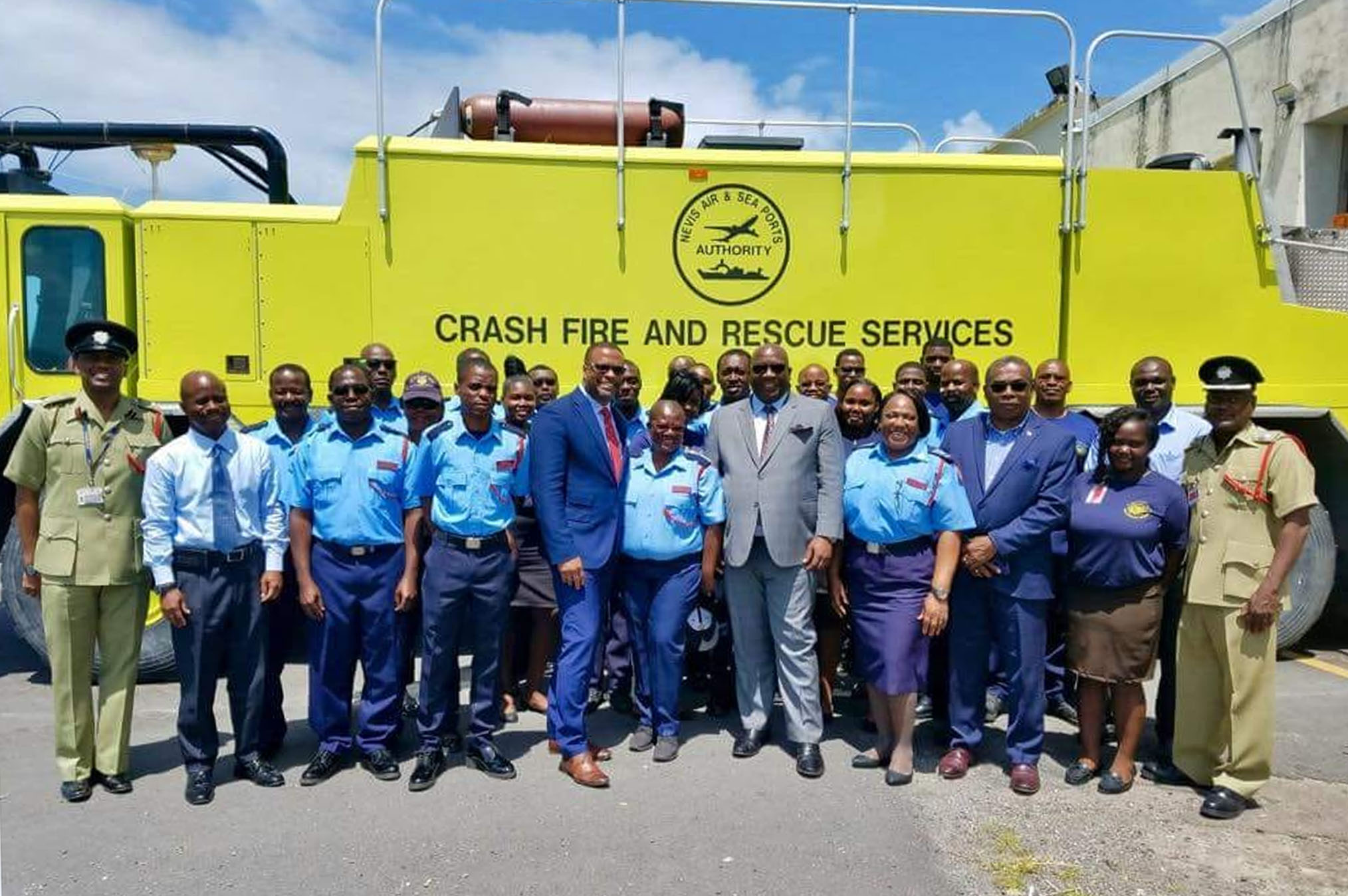 First visit by a Prime Minister has served to motivate fire officers in the Nevis Division