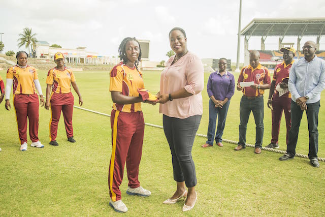 Female Cricketers Receive Caps
