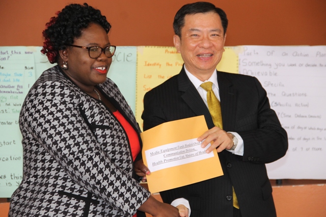 Republic of China (Taiwan) donates to health education on Nevis