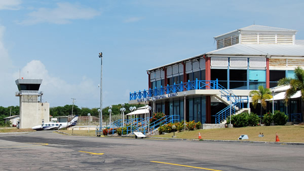 Police Drug Operation at Nevis Airport