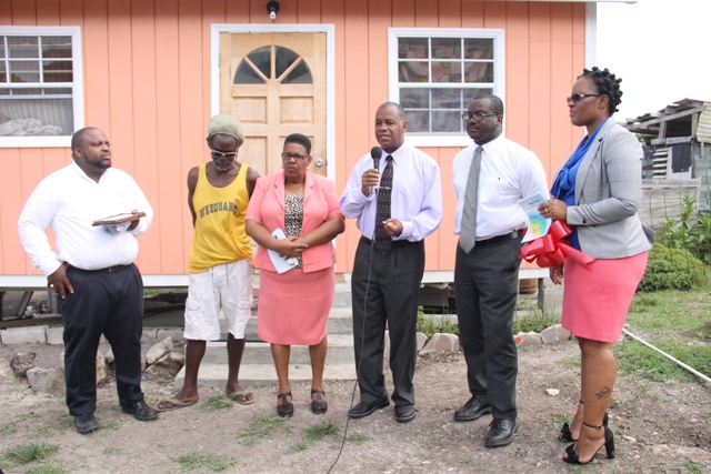 Joseph Belgrave receives new home from NIA