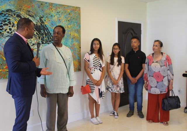 Premier Brantley welcomes Nevis’ most acclaimed cultural ambassador home