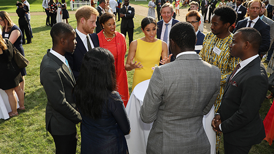 Prince Harry encourages youth to be champions for their communities