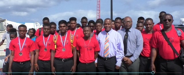 Nevis under 19’s Return Home