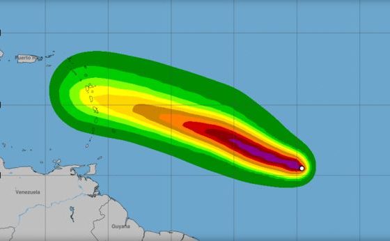 Beryl becomes Category One storm