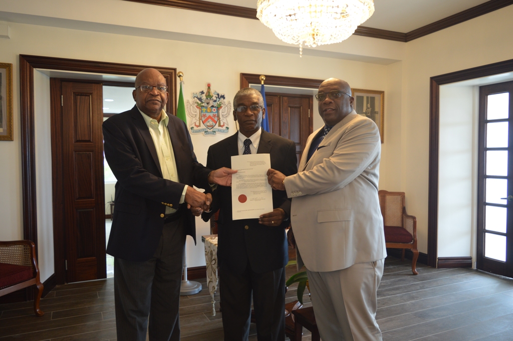 Dennis Knight Receives Instrument of Appointment to Serve on Integrity Commission