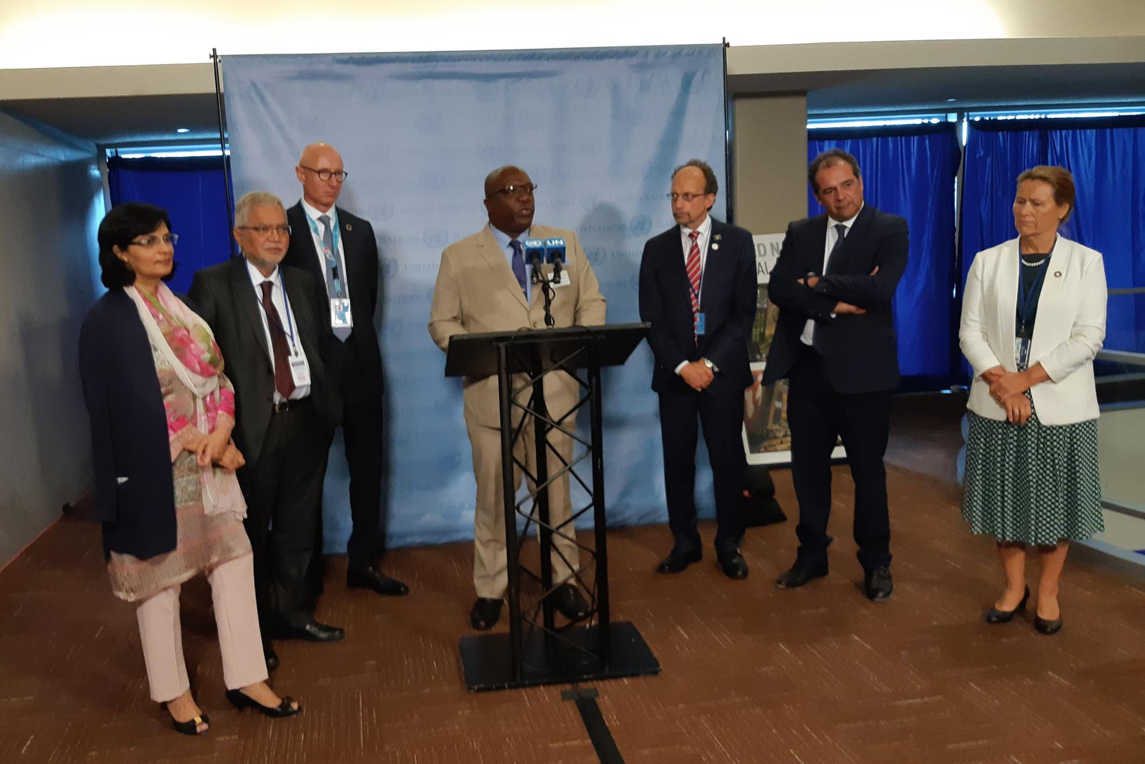 Climate Change and NCDS Are Inextricably Linked, Prime Minister Harris Tells the International Community