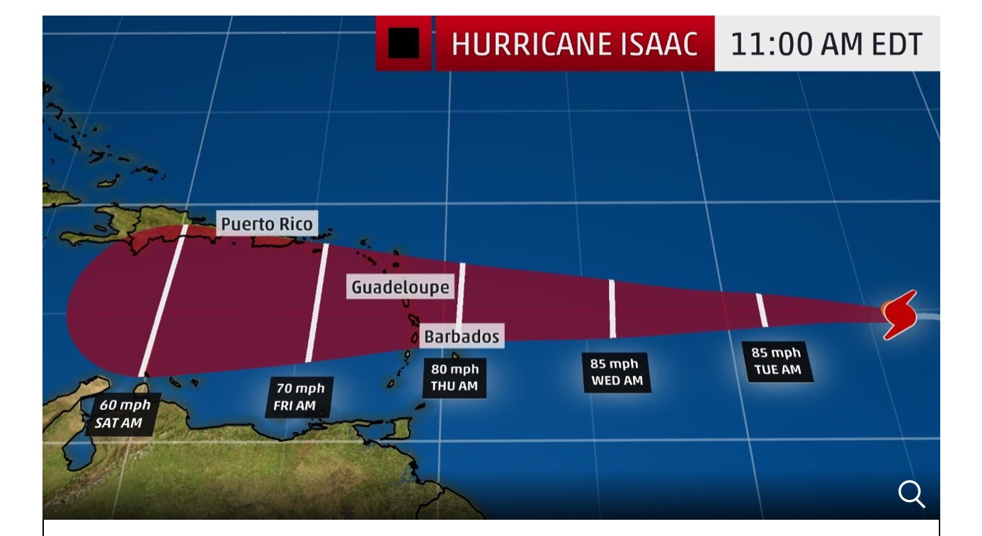 Foreign Office issues warning over Hurricane Isaac