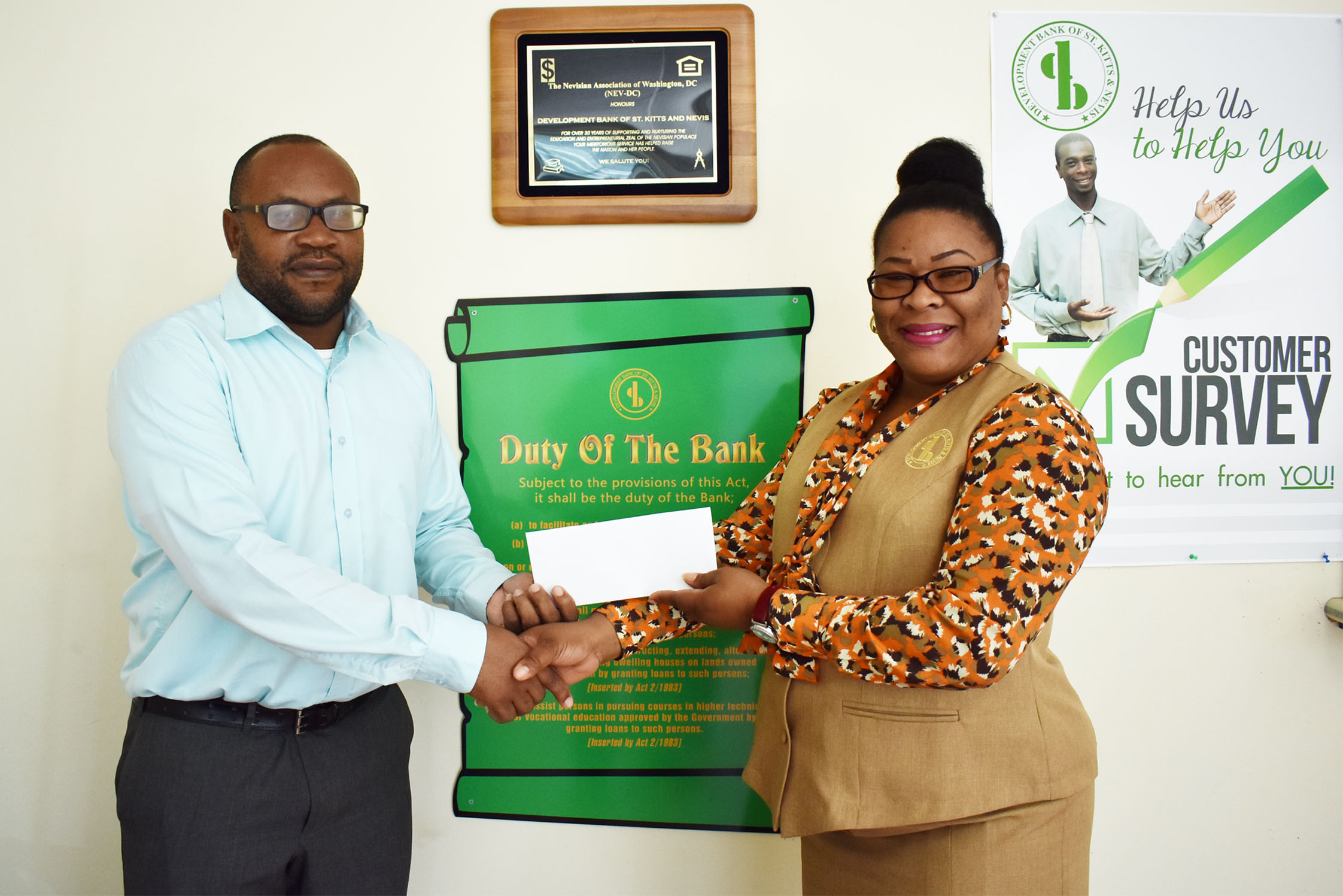 Development Bank is a partner in sports development in Nevis, says Director of Sports