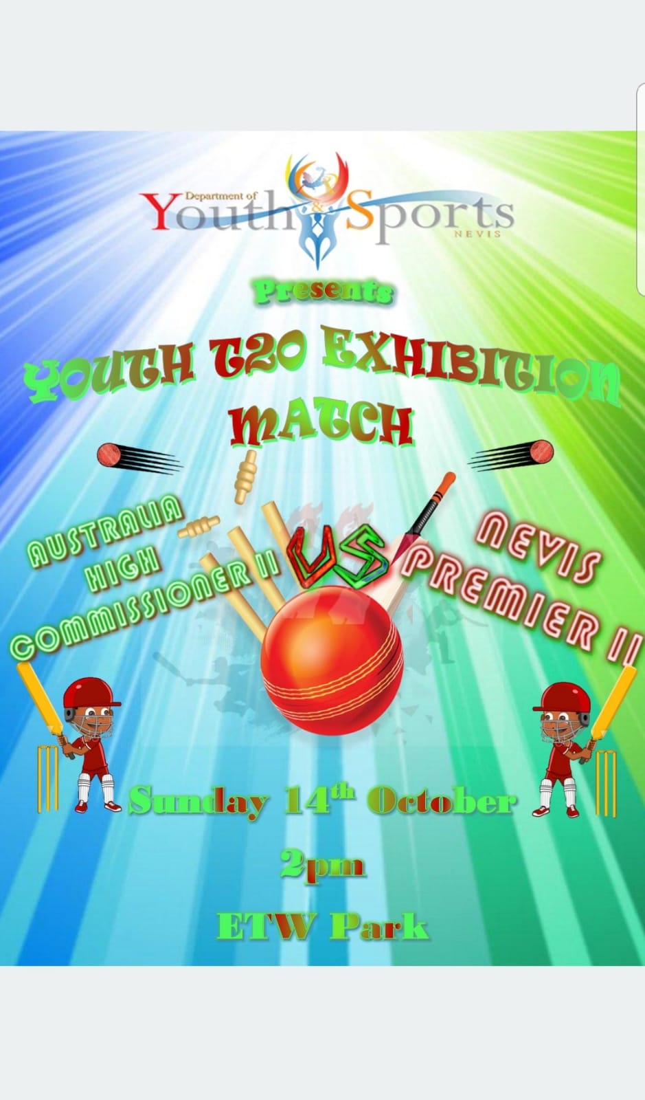 Austrailian High Commissioner Match Set For Sunday