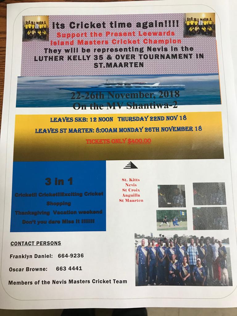 Nevis Masters To Participate In Luther Kelly Tournament
