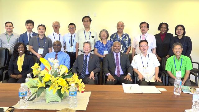 Acting Premier Brand welcomes visiting trade delegation to Nevis
