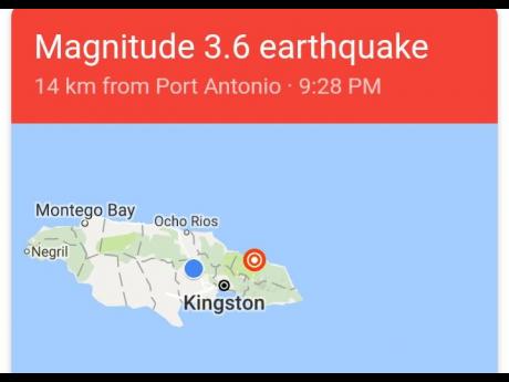 Another Minor Earthquake Hits Jamaica